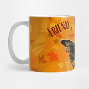 Friend Not Food Thanksgiving Turkey Mug